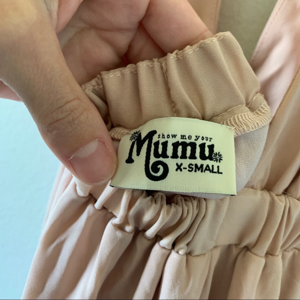 Show Me Your Mumu Luna Halter Maxi Dusty Blush - Picture 13 of 16